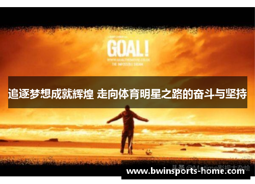 追逐梦想成就辉煌 走向体育明星之路的奋斗与坚持